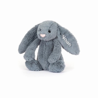 Jellycat Bashful Dusky Blue Conejo Medium | XLAT-34692